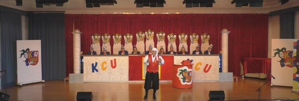 Bernhard Knab als Deutscher Michel auf der Herrensitzung am 23.02.2025