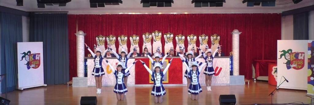 Die KCU-Garde auf der Herrensitzung am 23.02.2025